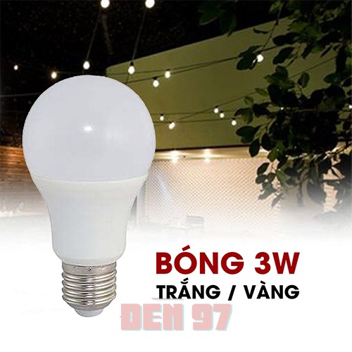 Bóng đèn LED 3W đui E27 chống nước