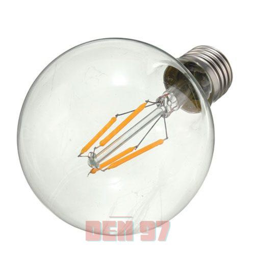 Bóng đèn LED Edison G80 4W vỏ thuỷ tinh trong