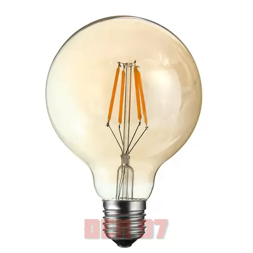 Bóng đèn LED Edison G80 4W vỏ vàng nhạt