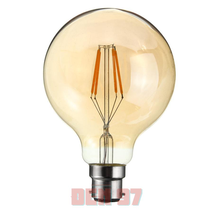 Bóng đèn LED Edison G95 4W vỏ vàng