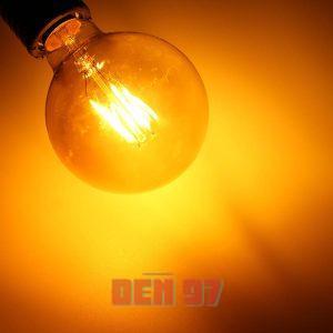 Bóng đèn LED Edison G95 4W vỏ vàng